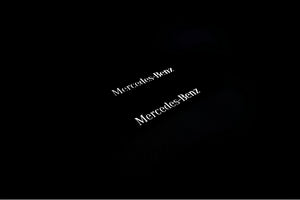 Mercedes GLS I 2015-2019 Illuminated Matte Sill Plates with logo Mercedes-Benz Mercedes Led Door Sills PRO decoinfabric