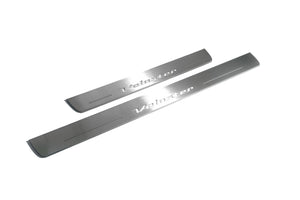 Illuminated LED Door Sill Tread Plates Hyundai Veloster I 2011-2017 With Veloster Logo Hyundai Led Door Sills opdesign