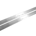 Illuminated LED Door Sill Tread Plates Porsche 911 (997) GT1 2004-2012 With Carrera Logo Porsche Led Door Sills opdesign