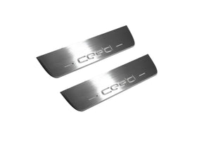 Illuminated LED Door Sill Tread Plates KIA Ceed II 2012-2018 With Cee`d Logo KIA Led Door Sills opdesign