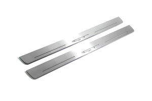 Illuminated LED Door Sill Tread Plates KIA Ceed III 2018+ With GT Logo KIA Led Door Sills opdesign