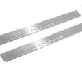 Illuminated LED Door Sill Tread Plates KIA Optima IV 2015-2019 With Optima Logo KIA Led Door Sills opdesign
