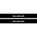 BMW 5 F10 2009-2017 Illuminated Matte Sill Plates with logo Alpina BMW Led Door Sills PRO opdesign