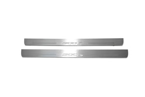 Illuminated LED Door Sill Tread Plates Chrysler 300C II 2011-2023 With 300S Logo Chrysler Led Door Sills opdesign