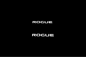 Nissan Rogue II 2014-2021 Illuminated Matte Sill Plates with logo Rogue Nissan Led Door Sills PRO opdesign