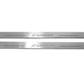 Illuminated LED Door Sill Tread Plates BMW X6 F16 2015-2019 With HAMANN Logo BMW Led Door Sills opdesign