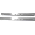 Illuminated LED Door Sill Tread Plates Lexus RX IV 2015-2023 With Lexus Logo Lexus Led Door Sills opdesign
