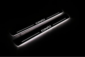 Illuminated LED Door Sill Tread Plates KIA Ceed II 2012-2018 With Cee`d Logo KIA Led Door Sills opdesign