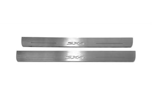 Suzuki SX4 II 2013-2021 Stainless Steel LED Door Sills – SX4 Logo