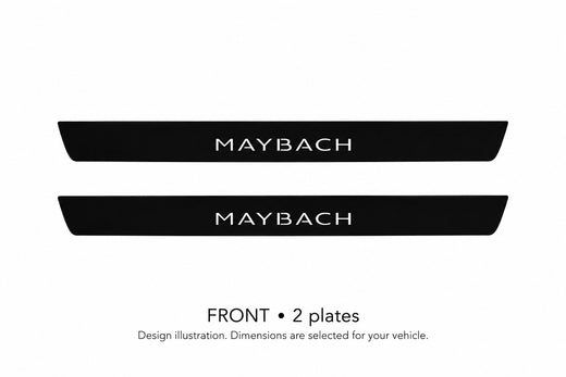 Mercedes-Benz EQE SUV X294 (2022–Present) Matte PRO LED Door Sills – Maybach Logo