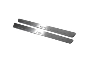 Illuminated LED Door Sill Tread Plates Opel Insignia I 2008-2017 With OPC Logo Opel Led Door Sills opdesign