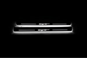 Illuminated LED Door Sill Tread Plates KIA Optima IV 2015-2019 With GT Logo KIA Led Door Sills opdesign