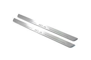 Illuminated LED Door Sill Tread Plates Volkswagen ID.4 2020+ With ID.4 Logo Volkswagen Led Door Sills opdesign