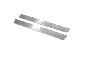 Illuminated LED Door Sill Tread Plates Ford Focus III 2011-2018 With Focus Logo Ford Led Door Sills opdesign