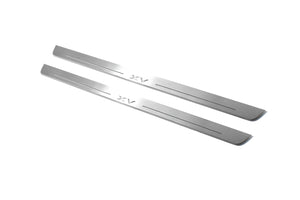 Illuminated LED Door Sill Tread Plates Subaru XV I 2011-2017 With XV Logo Subaru Led Door Sills opdesign