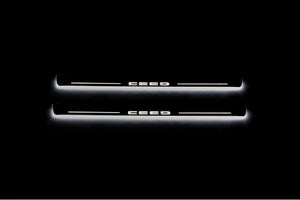 Illuminated LED Door Sill Tread Plates KIA Ceed III 2018+ With Ceed Logo KIA Led Door Sills opdesign