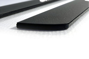 Nissan Leaf II 2017+ Illuminated Matte Sill Plates with logo Leaf Nissan Led Door Sills PRO opdesign