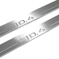 Illuminated LED Door Sill Tread Plates Volkswagen ID.4 2020+ With ID.4 Logo Volkswagen Led Door Sills opdesign