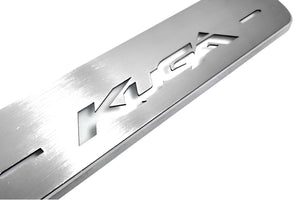 Illuminated LED Door Sill Tread Plates Ford Kuga II 2013-2020 With Kuga Logo Ford Led Door Sills opdesign