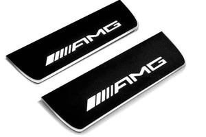 Mercedes E W213 2016-2023 LED Door Sills Illuminated Scuff AMG Logo Stainless Steel Entry Guards Door Sills opdesign