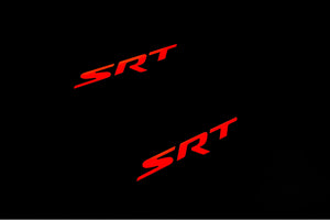 Jeep Grand Cherokee IV 2010-2021 Illuminated Matte Sill Plates with logo SRT Jeep Led Door Sills PRO opdesign