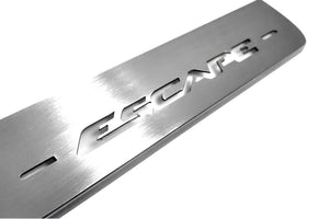 Illuminated LED Door Sill Tread Plates Ford Escape III 2013-2019 With Escape Logo Ford Led Door Sills opdesign