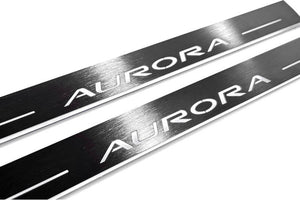 Oldsmobile Aurora I 1995-1999 LED Door Sills LED Door Sills Illuminated Scuff Aurora Logo Stainless Steel Entry Guards Door S