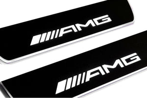 Mercedes-Benz S-Class W222 2013+ Stainless Steel LED Door Sills – AMG
