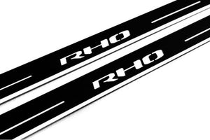 RAM 1500 V 2019+ LED Door Sill Guards with Illuminated RHO Logo Door Sills Decoin