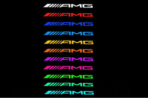 Mercedes GLA X156 2014–2019 Illuminated Matte Sill Plates with logo AMG Mercedes Led Door Sills PRO opdesign