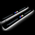 Illuminated LED Door Sill Tread Plates BMW 5 G60 2023+ With M Logo BMW Led Door Sills opdesign