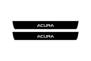 Acura MDX IV 2021+ Illuminated Matte Sill Plates with logo Acura Acura Led Door Sills PRO opdesign
