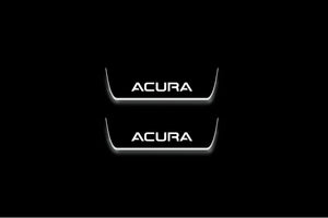 stainless steel LED door sill plates with Acura TLX II 2020+ with Type-S logo