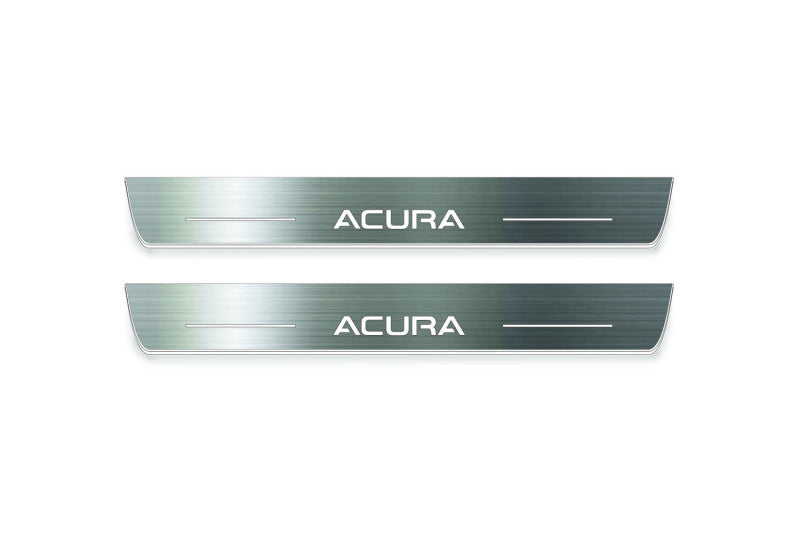 Acura TLX II 2020+ Door Sill Guards – LED Illuminated Sill Plates with Type-S Logo