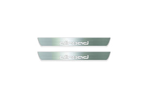 Audi A6 C8 2018+ Stainless Steel LED Door Sills – Allroad Logo