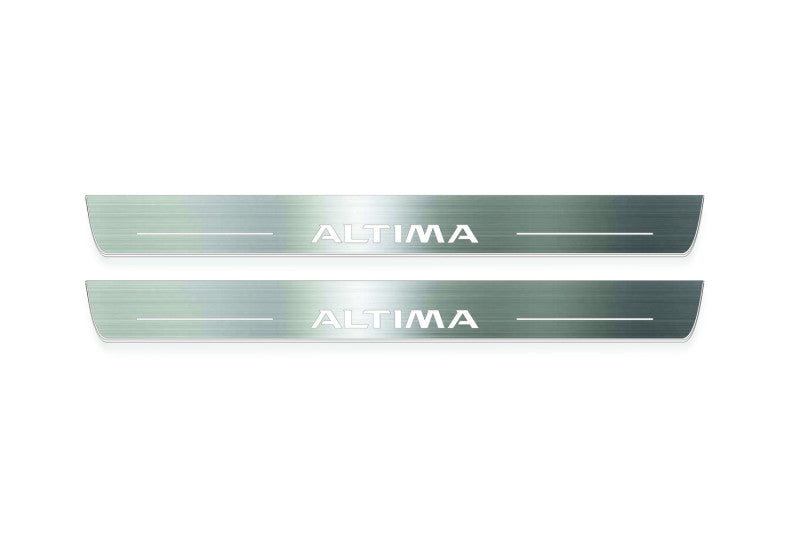 Nissan Altima V L33 2013+ Stainless Steel LED Door Sills – Altima Logo