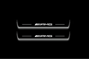 Mercedes-Benz EQE V295 2022+ Stainless Steel LED Door Sills – AMG