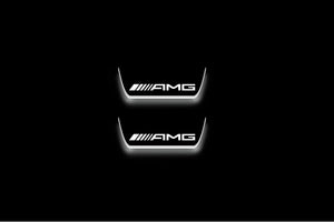 Mercedes-Benz CLA W117 2013+ Stainless Steel LED Door Sills – AMG