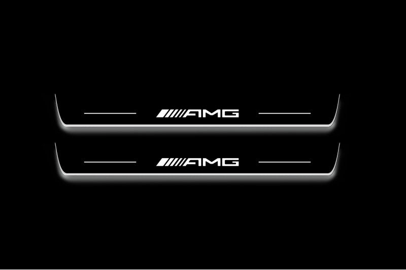 Mercedes-Benz GLC-Class II X254 Stainless Steel LED Door Sills – AMG