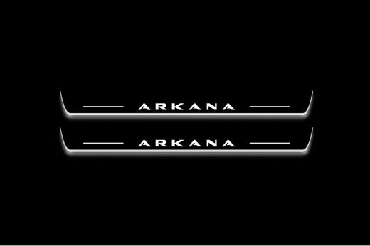 Renault Arkana 2019–Present — Stainless Steel LED Door Sills — Arkana Logo