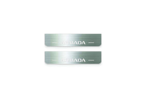 Nissan Armada II Y62 Stainless Steel LED Door Sills – Armada Logo