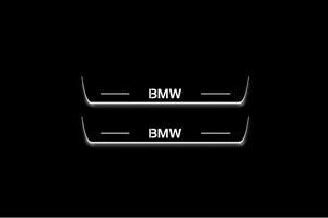 BMW 5 E34 1987-1996 LED Door Sills Illuminated Scuff BMW Logo Stainless Steel Entry Guards