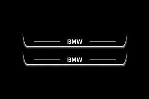BMW 3 G20 2019+ LED Door Sills Illuminated Scuff BMW Logo Stainless Steel Entry Guards