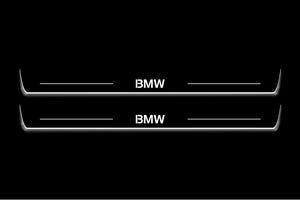 BMW 8 I 1989-1999 LED Door Sills Illuminated Scuff BMW Logo Stainless Steel Entry Guards Door Sills Decoin