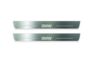 BMW 3 G20 2019+ LED Door Sills Illuminated Scuff BMW Logo Stainless Steel Entry Guards