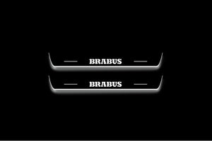 Mercedes-Benz GLS I X166 2015+ Stainless Steel LED Door Sills – Brabus