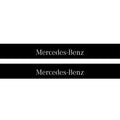 Mercedes C W205 2014-2021 Illuminated Matte Sill Plates with logo Mercedes-Benz Mercedes Led Door Sills PRO opdesign