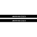 Mercedes C W205 Coupe 2014-2021 Illuminated Matte Sill Plates with logo AMG C63 Mercedes Led Door Sills PRO opdesign