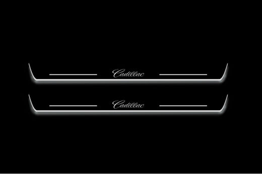 Cadillac ATS 2012+ Stainless Steel LED Door Sills – Cadillac Logo