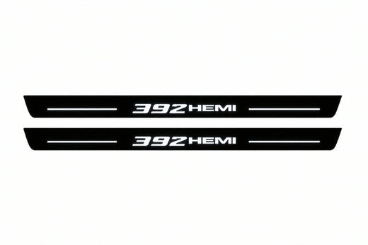 Chrysler 300 Sedan LD 2011–2023 — Matte PRO LED Door Sills — 392 HEMI Logo